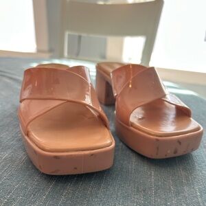 Women's Pink Platform Sandals